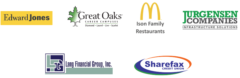 Gold level sponsor's logos